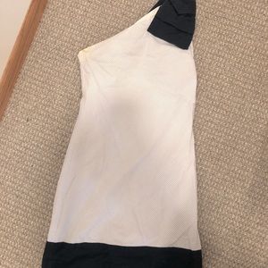 Britt Ryan one shoulder summer dress - blue and white - Size 0